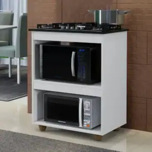 Móveis Balcão De Cozinha Compacto Mdp Para Cooktop 5 Bocas