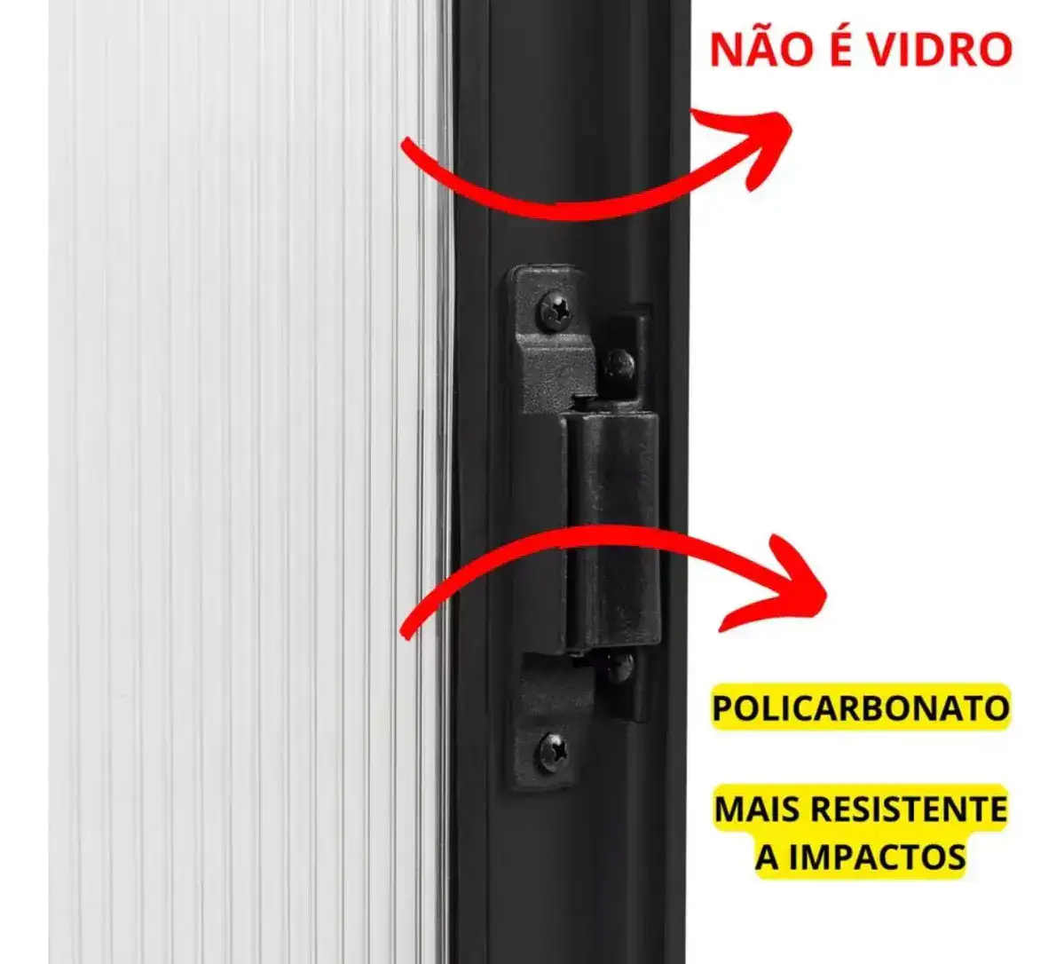 Vitro Janela Com Policarbonato Para Banheiro Frete Grátis - Imagem 5