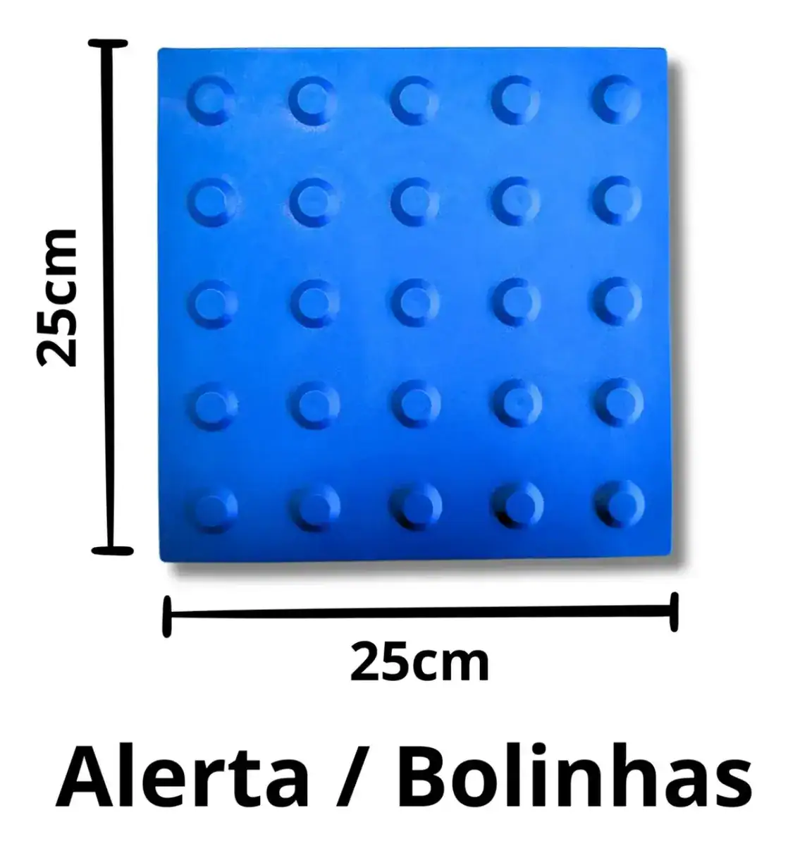 Kit 50pçs Piso Tátil 25x25cm - Alerta E Direcional - Imagem 7