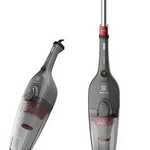 Aspirador de Pó Vertical Electrolux 1450W STK15 com Fio Portátil de Mão 2 em 1 e 1,6 Litros de capacidade com Filtro Hepa Cinza-escuro