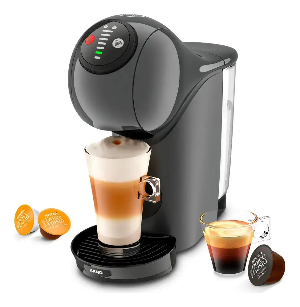 Cafeteira Expresso Dolce Gusto Arno Genio S Basic Automática Cinza Escuro - Imagem 6