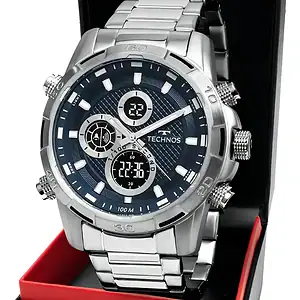 Relógio Technos Masculino Ts Digiana Prata - Bj4060aa/1a