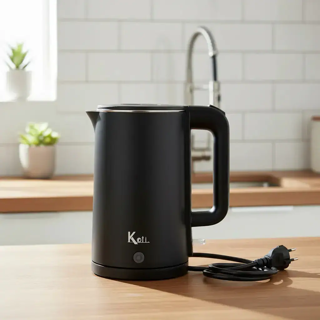 Chaleira Jarra Elétrica Modern Inox Preta 220v E 110v 1.5l Preto - Imagem 2