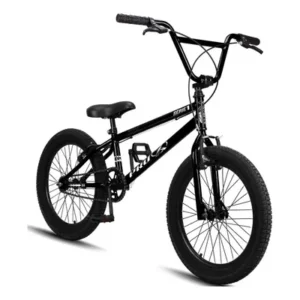 Bicicleta BMX Pro-X Série 1 Aro 20 Quadro Aço Carbono Preto/Branco