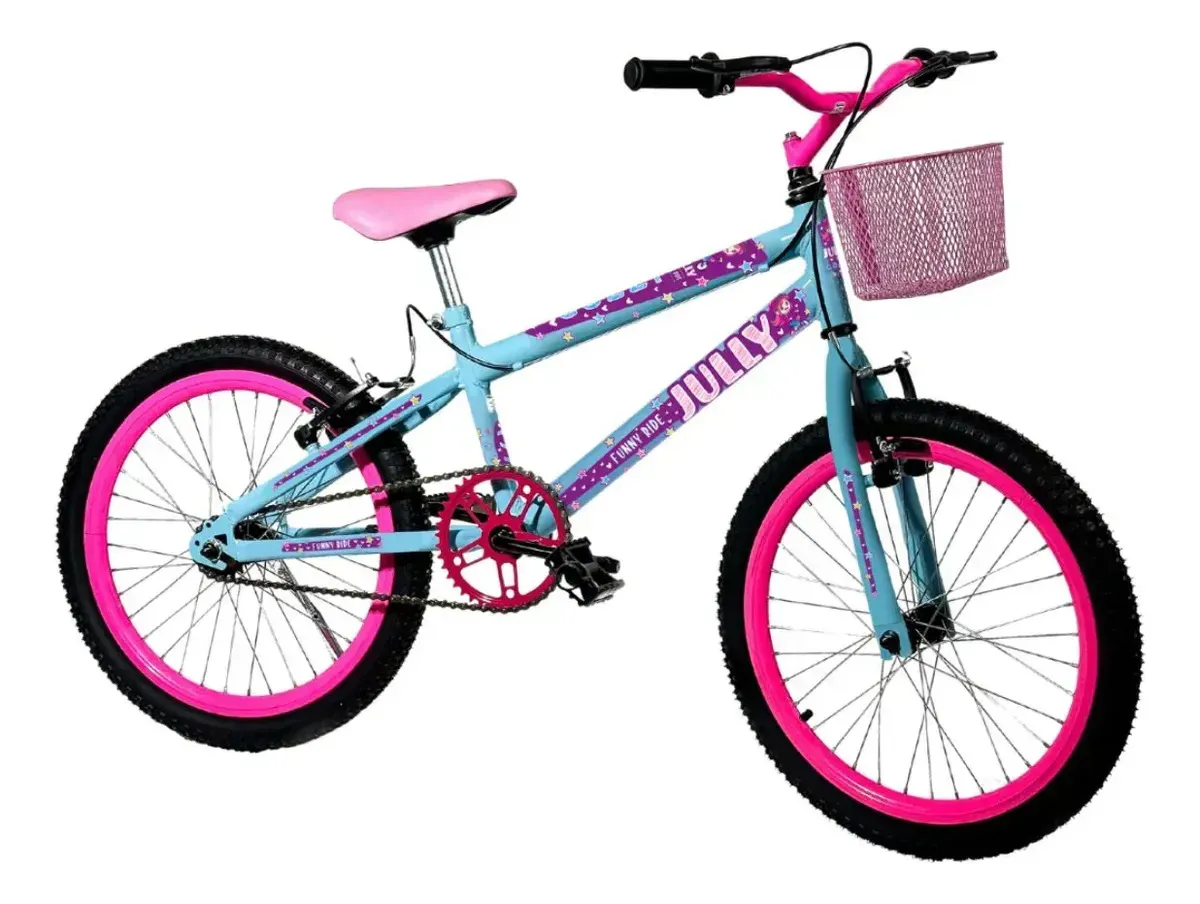 Bicicleta Colli Jully Aro 20 Aero 36 Raias Cor AZUL CHAMPANHE - Imagem 4