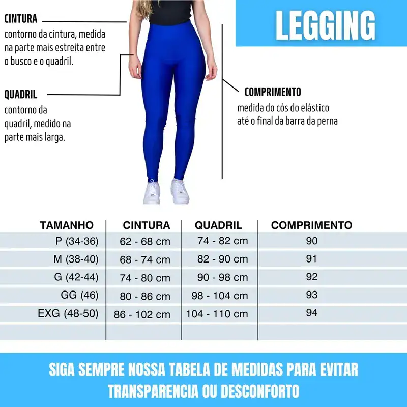 Calça Legue De Academia Feminina Barata Suplex Legging - Imagem 7
