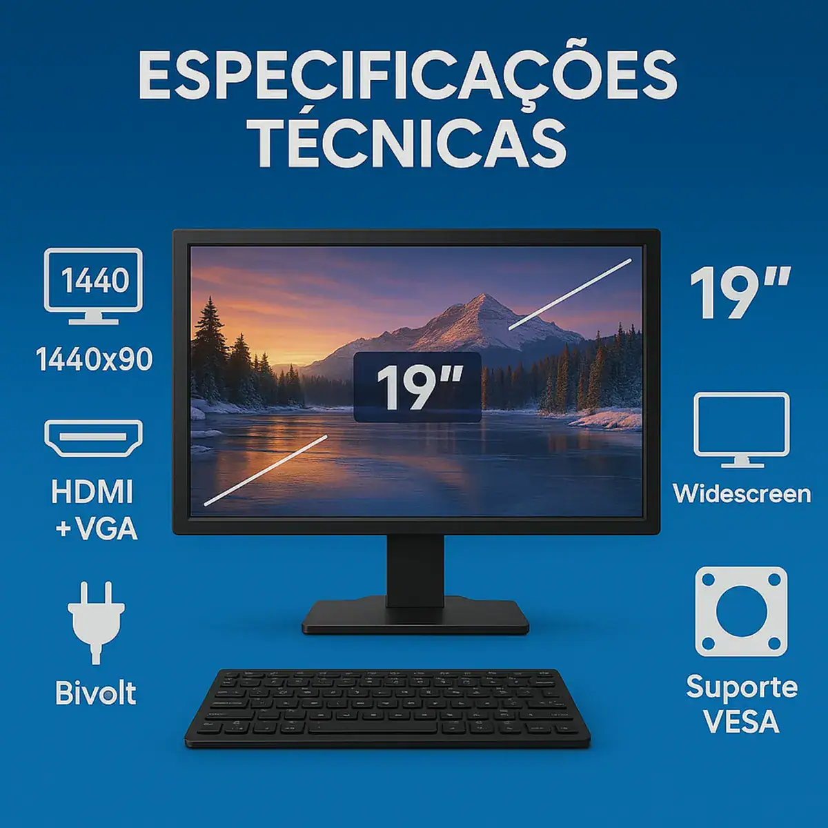 Pc Computador Completo Intel I5 16gb Ssd 480gb Monitor 19 - Imagem 6