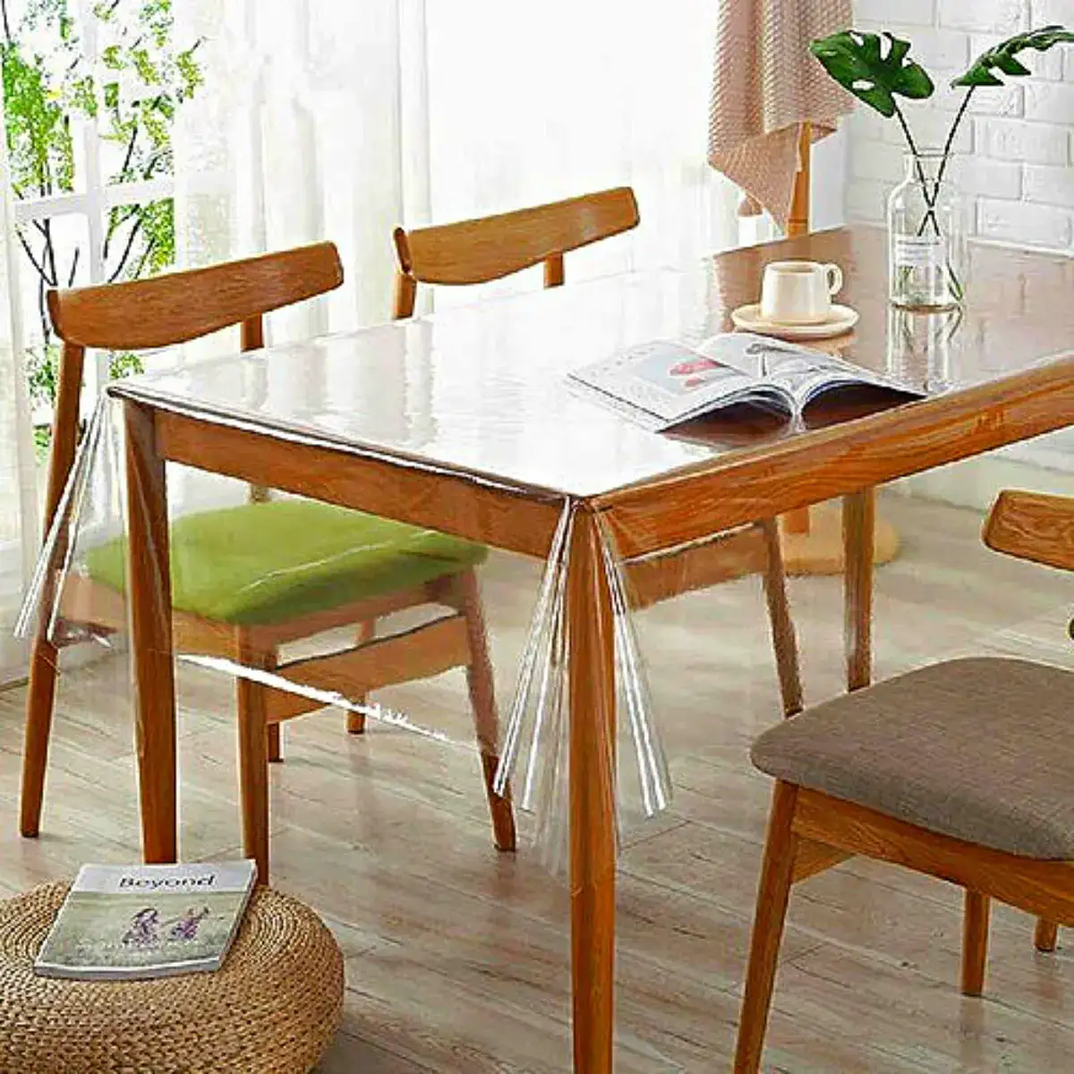 Toalha De Mesa Plastico Transparente 2,00 X 1,40 Metros - Imagem 7