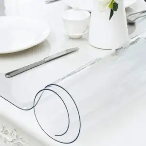Toalha De Mesa Plastico Transparente 2,00 X 1,40 Metros