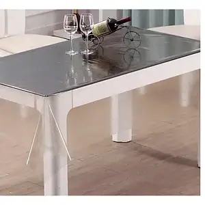 Toalha De Mesa Plastico Transparente Impermeável 2.20 X 1.40