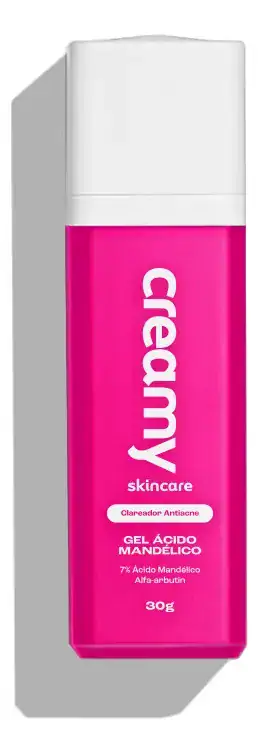 Creamy Skincare Ácido Mandélico 30g Reduz a Oleosidade Combate a Formação de Acne e Uniformiza Todos os Tipos de Pele - Imagem 5