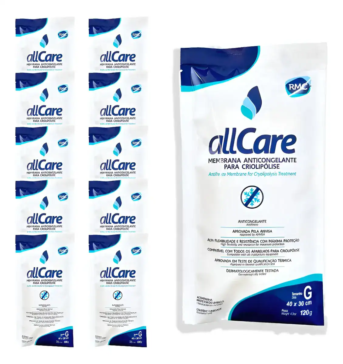 Membrana Manta Criolipólise Rmc - All Care - Tam G - 10 Unid