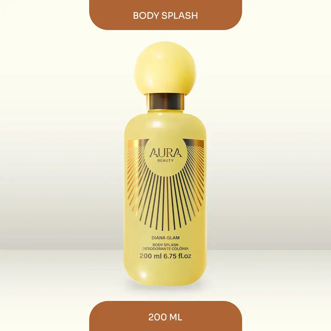 Body Splash Diana Glam Aura Beauty Jade Picon 200ml - Imagem 6