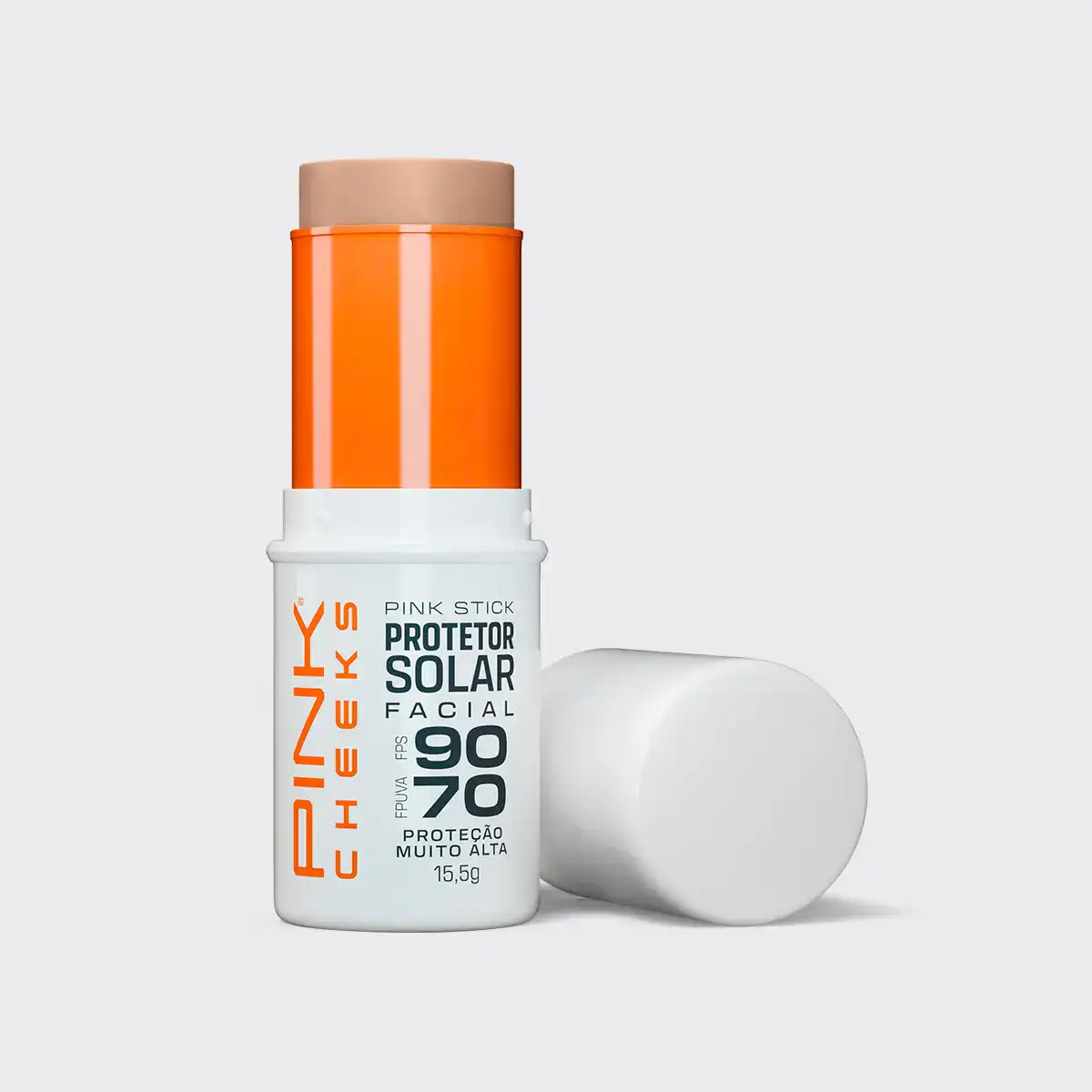 Protetor Solar E Base Pink Stick Fps 90 Cor 21 km Pink Cheeks - Imagem 5