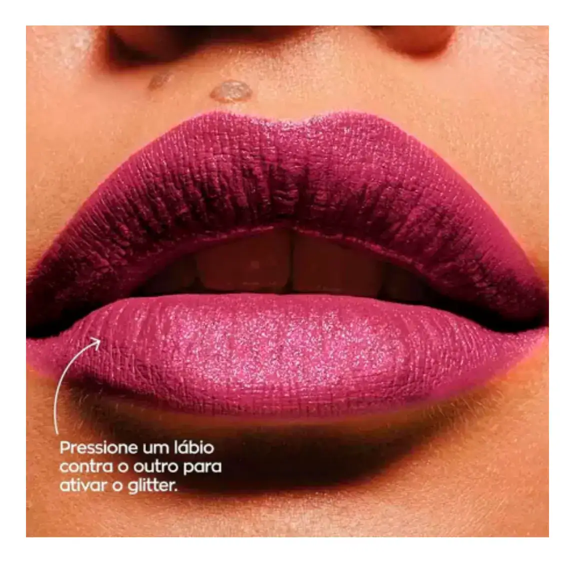 Batom Líquido Matte Power Stay Com Glitter 16h Avon- 7ml - Imagem 5