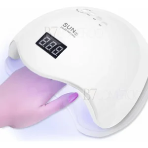Cabine Sun Led/uv Sun5 Bivolt Unhas Profissional Seca Gel Cor Branco 110V/220V