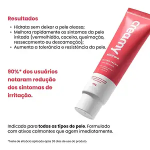 Creamy Skincare Calming Cream 40g | Acalma a Pele Sensibilizada, Alívio Rápido em Casos de Vermelhidão, Rápida Absorção | Todos os Tipos de Pele, Especialmente Sensíveis