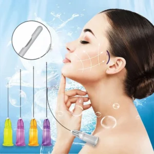 Kit 10 Microcânulas 22g X 50mm Estéreis Agulha Introdutora