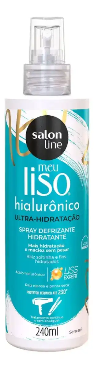 Spray Defrizante Protetor Térmico Salon Line Meu Liso Hialurônico 240ml - Imagem 5