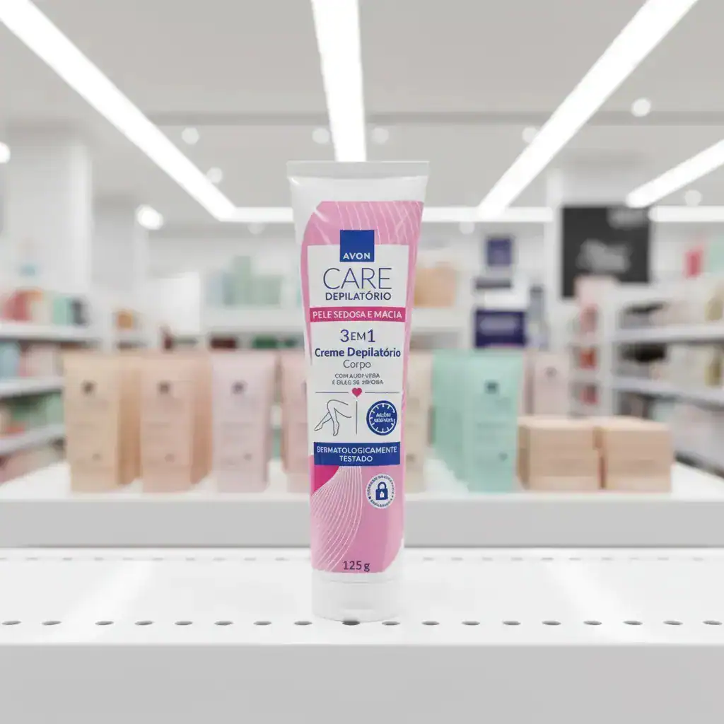 Creme Depilatório Corporal 3 em 1 Avon Care 125g
