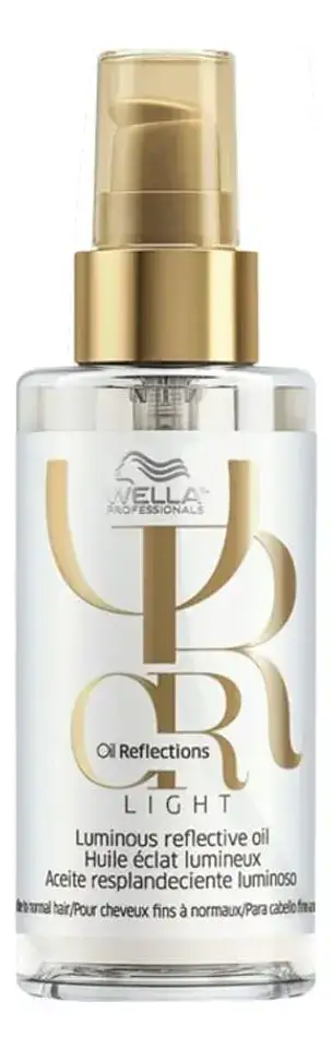 Finalizador Wella Professionals Oil Reflections Light Nutrição De 100ml 100g - Imagem 6