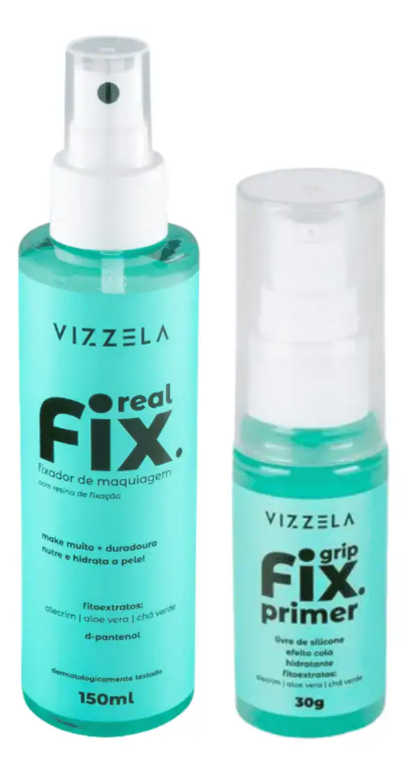 Fixador + Primer Maquiagem Resistente Vizzela - Imagem 6