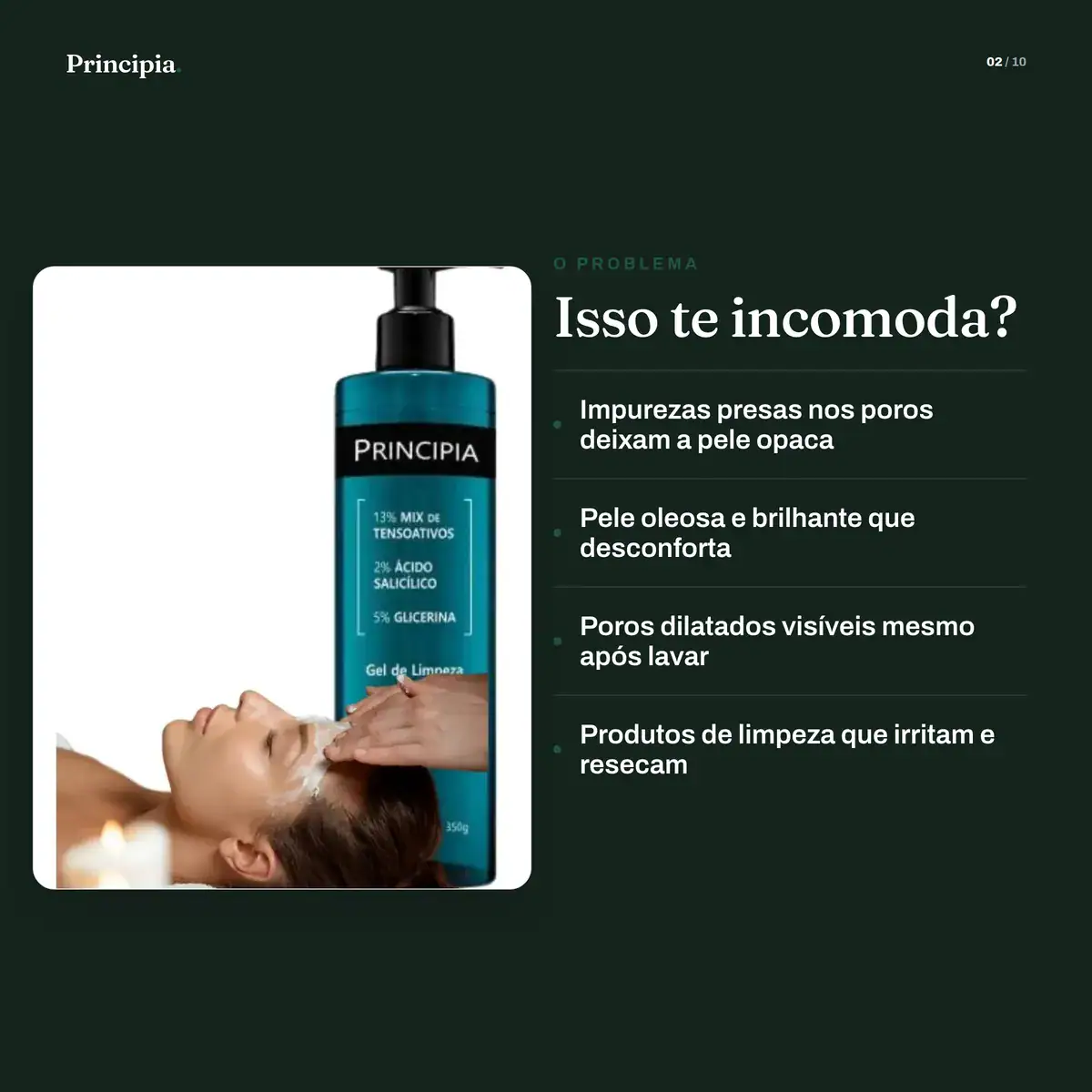 Gel De Limpeza Poros Dilatados Principia Gl-01 Salicilico 350ml Oleosa Todo Tipo De Pele Dia/noite - Imagem 5