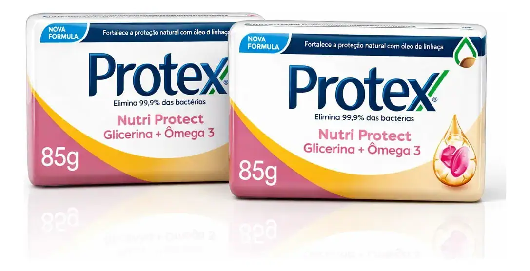 Kit 2x Protex Nutri Protect Glicerina E Omega 3 85g Cada - Imagem 7