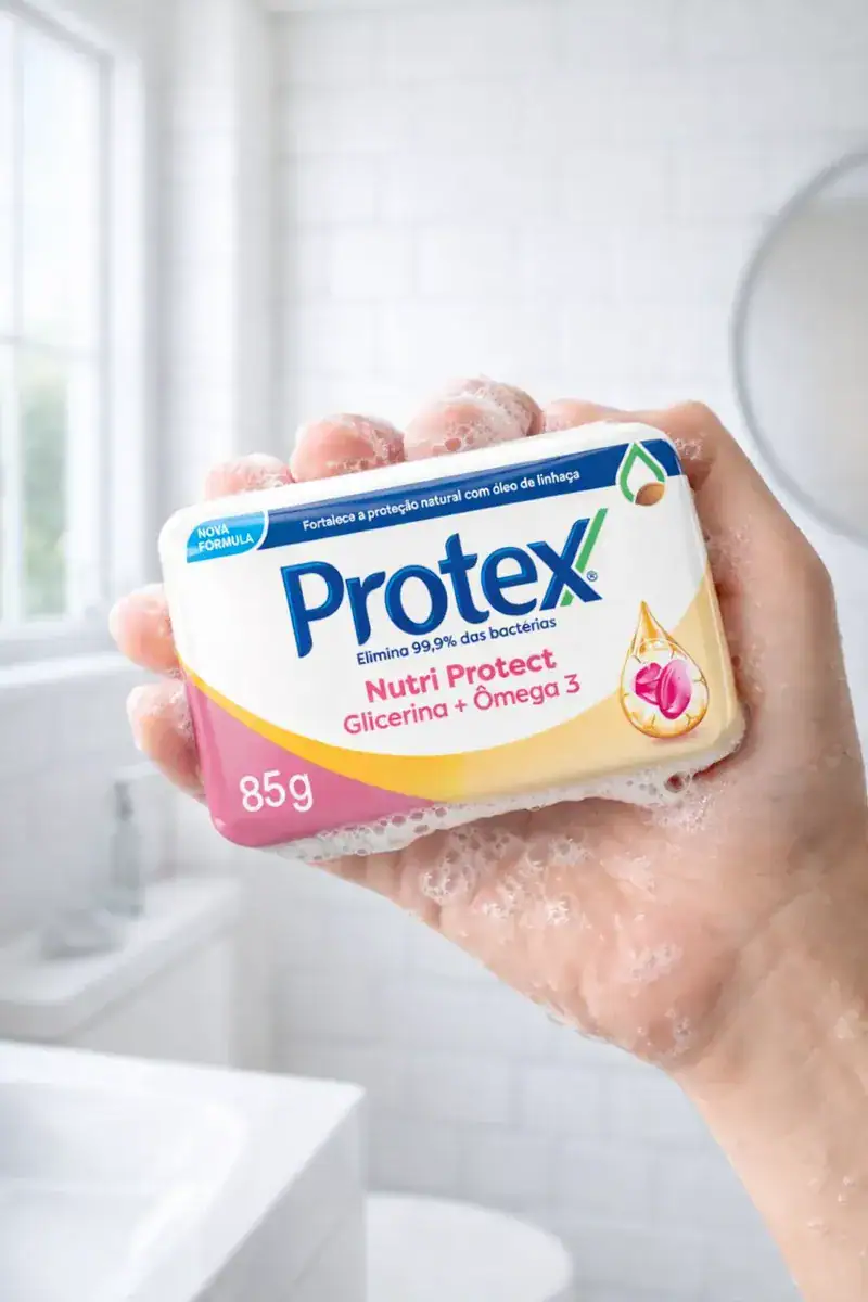 Kit 2x Protex Nutri Protect Glicerina E Omega 3 85g Cada - Imagem 4