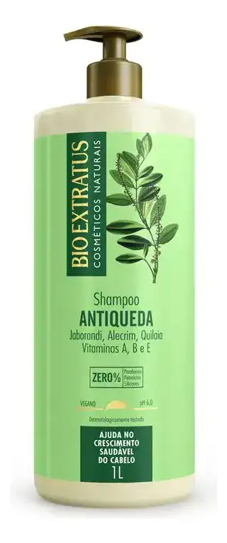 Bioextratus Shampoo Jaborandi Antiqueda 1 Litro Profissional