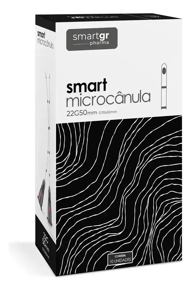 Smart Micro Cânula 22g/50mm (cx Com 10) Smart Gr C/ Anvisa - Imagem 6