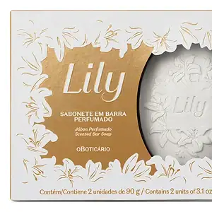OBoticário Sabonete em Barra Perfumado Lily 2x90g