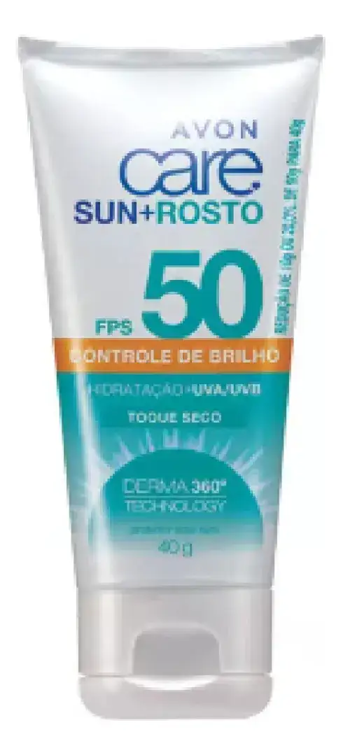 Protetor Solar De Rosto Controle De Brilho Fps 50 40g Avon - Imagem 5