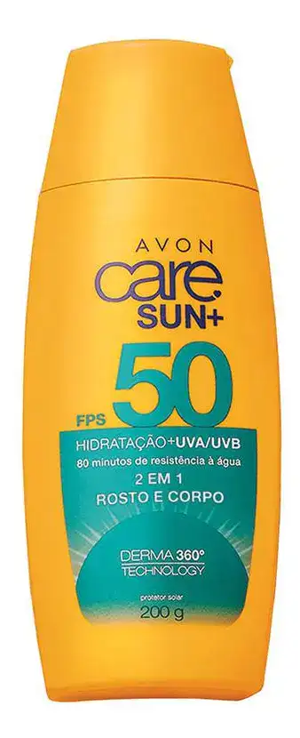 Protetor Solar 2 em 1 Avon invisível en crema FPS50 200g - Imagem 4