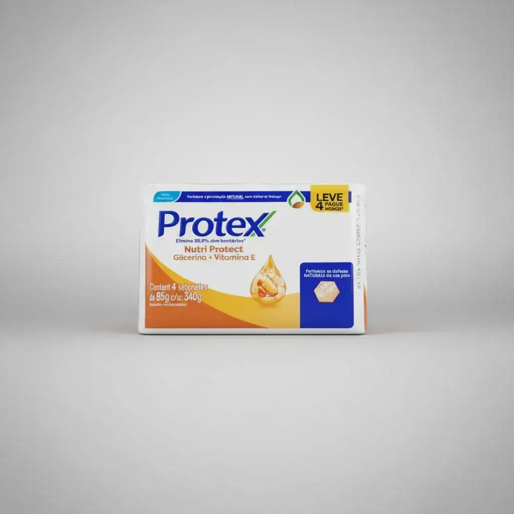 Pack 4 Sabonetes Protex Nutri Protect Glicerina 85g - Imagem 2