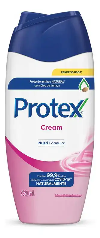 Sabonete Líquido Antibacteriano Protex Cream 250ml - Imagem 5