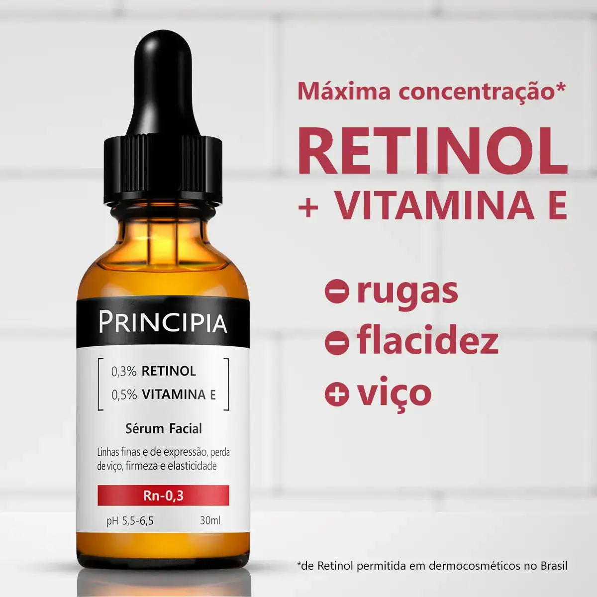 Principia, Sérum Facial Retinol, 30ml Todo Tipo De Pele Noite - Imagem 5