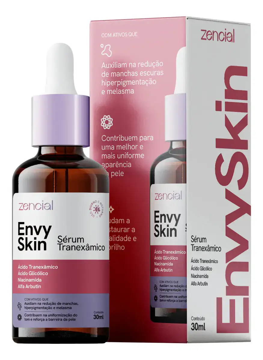 Sérum Zencial Envy Skin Ácido Tranexâmico Clareador Manchas e Melasma Profundo 30 mL - Imagem 6