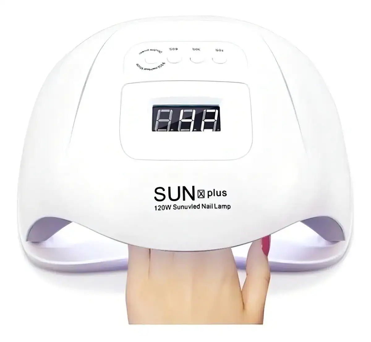 Cabine de Unha SUNUV SUN X Plus 120W LED UV Branca Mãos - Imagem 3