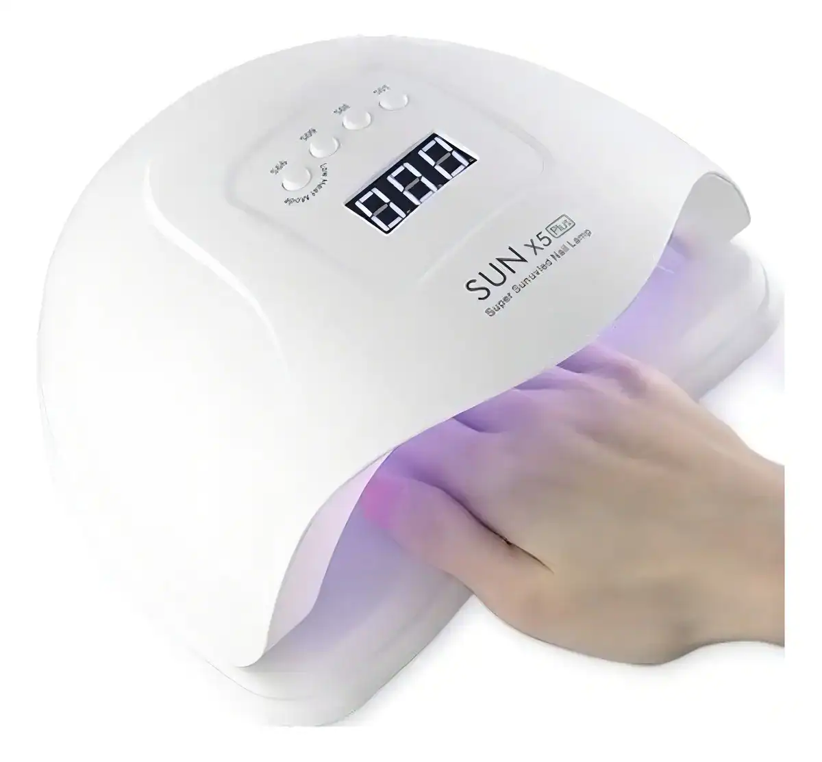 Cabine de Unha SUNUV SUN X Plus 120W LED UV Branca Mãos - Imagem 4