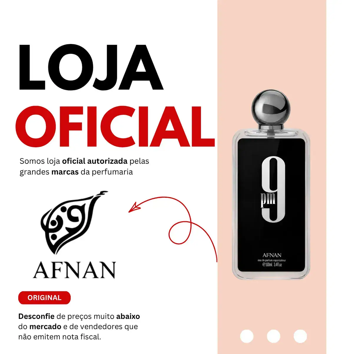 Perfume 9pm Afnan Eau De Parfum Masculino 100ml Original Com Selo - Imagem 3