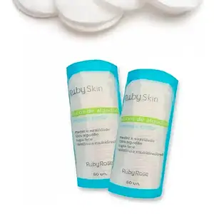 Kit 100 Discos Algodão Limpeza Facial Maquiagem E Skin Care
