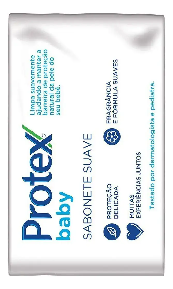 Sabonete Em Barra Para Bebê Protex Baby Delicate Care 85g 3 Unidades - Imagem 4