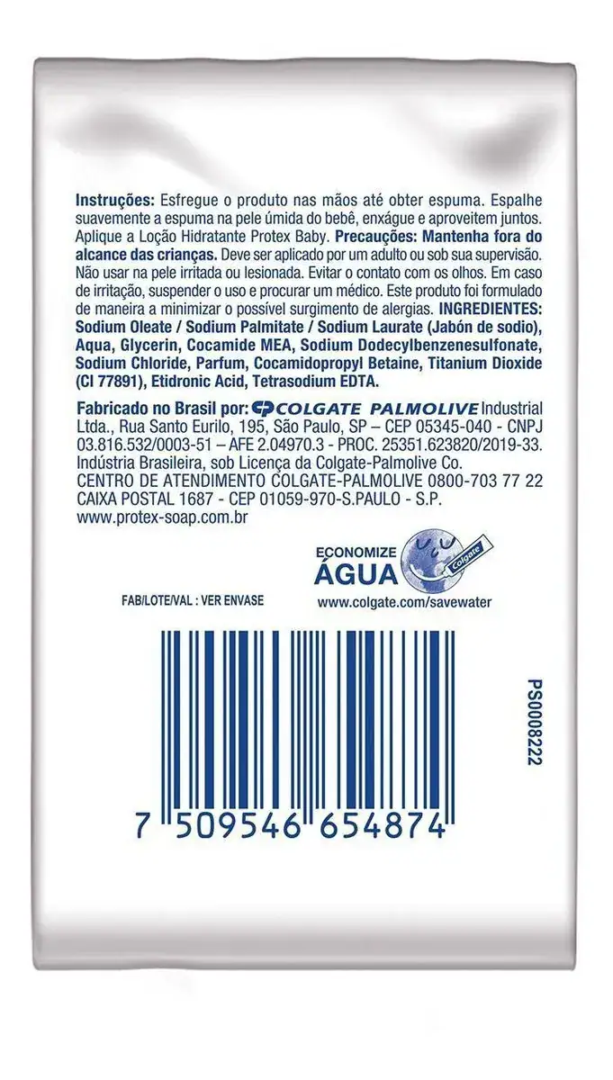 Sabonete Em Barra Para Bebê Protex Baby Delicate Care 85g 3 Unidades - Imagem 5