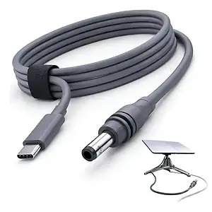 Cabo Tipo C 5m 100w P/ Starlink Mini Carregamento Powerbank