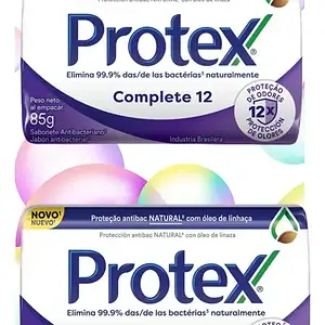 Kit 6 Sabonetes Protex Balance 85g Hidrata E Protege