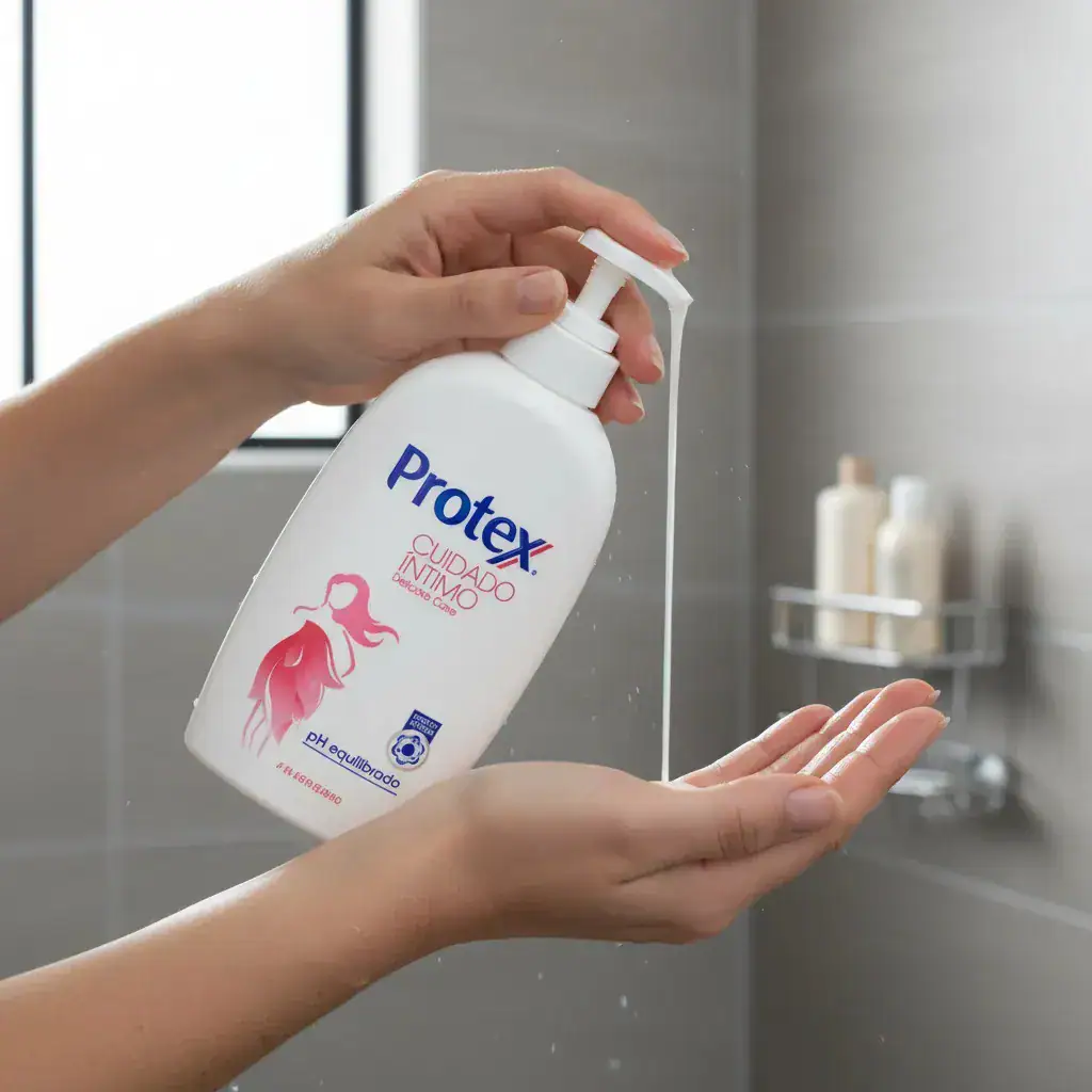 Pack Sabonete Líquido Íntimo Protex Delicate Care, Com 2x200ml - Imagem 2