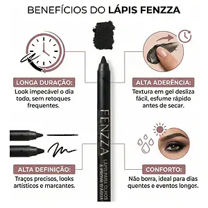 Lápis Delineador Apontável À Prova Dágua - Fenzza 1,4