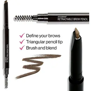 Lápis Delineador De Sobrancelhas Retrátil Wet N Wild Escova