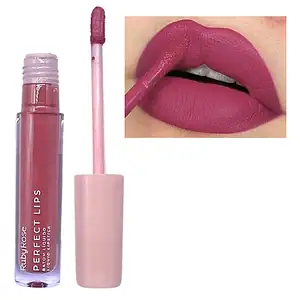 Batom Líquido Ruby Rose Perfect Lips Alta Cobertura Efeito Matte Secagem Rápido Toque Suave - Ruby Rose Cor Chasing Dreams